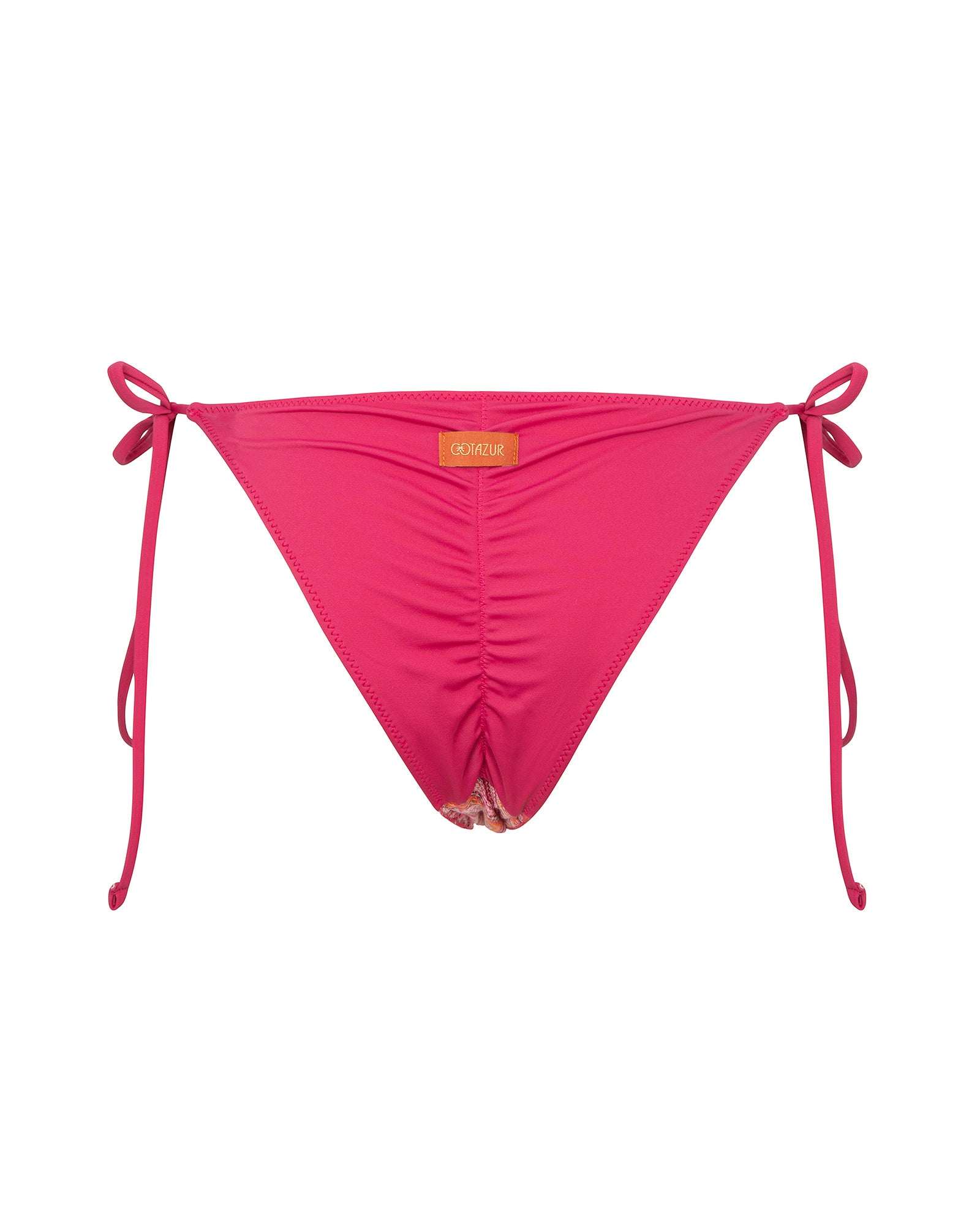 Slip per bikini Cotazur fantasia a onde con laccetti