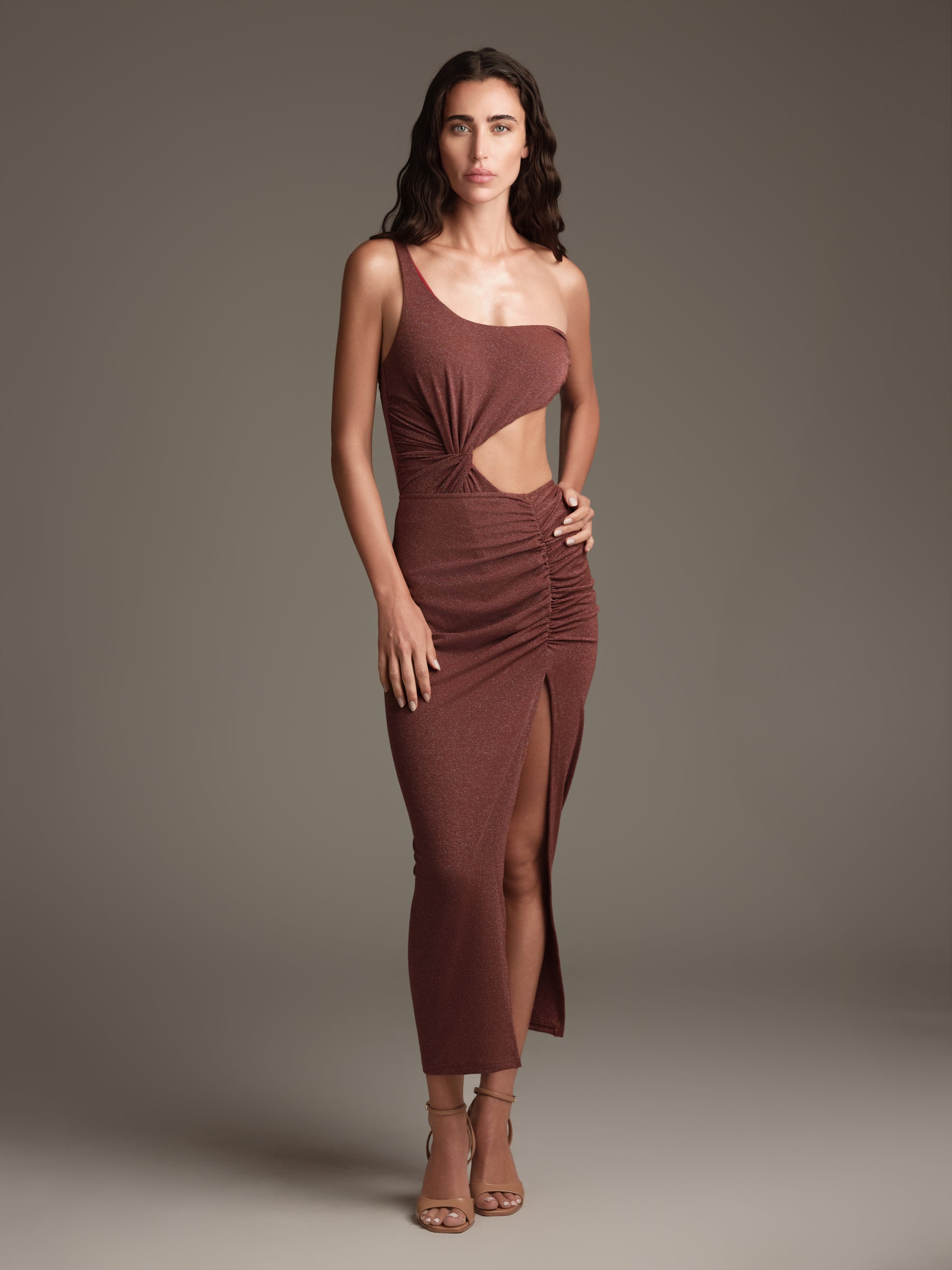 Gonna pareo lunga beachwear drapeggiata