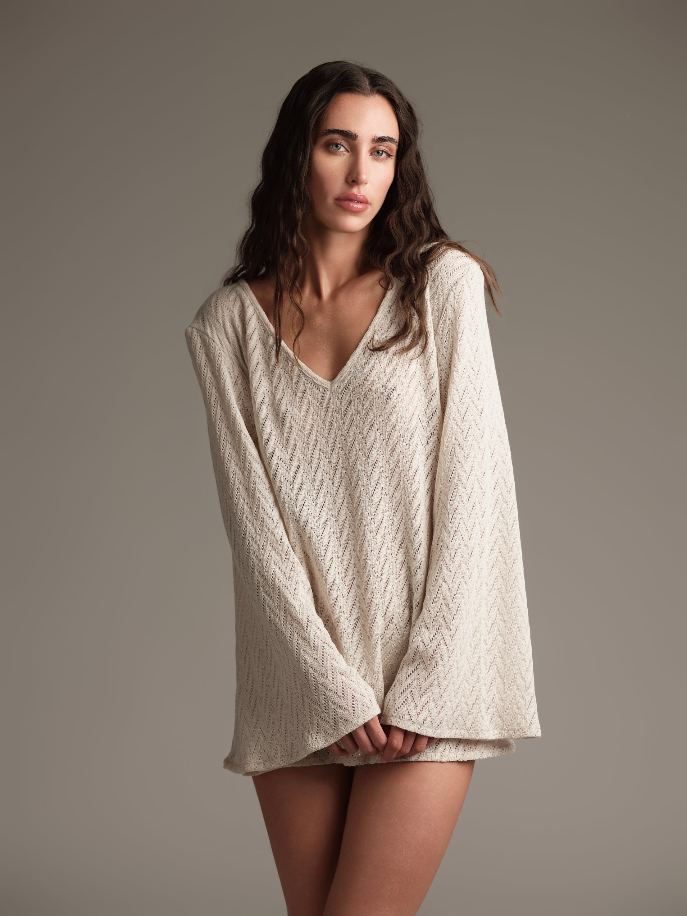 Abito a Kaftano spiga