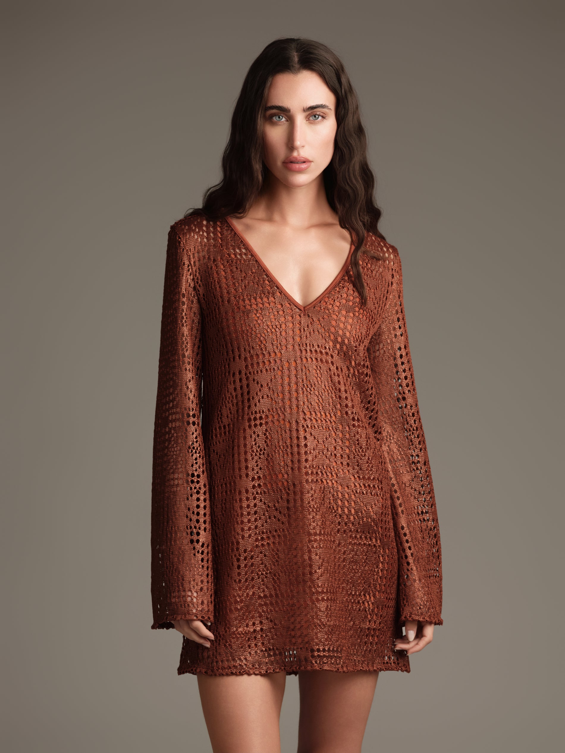 Abito corto in crochette