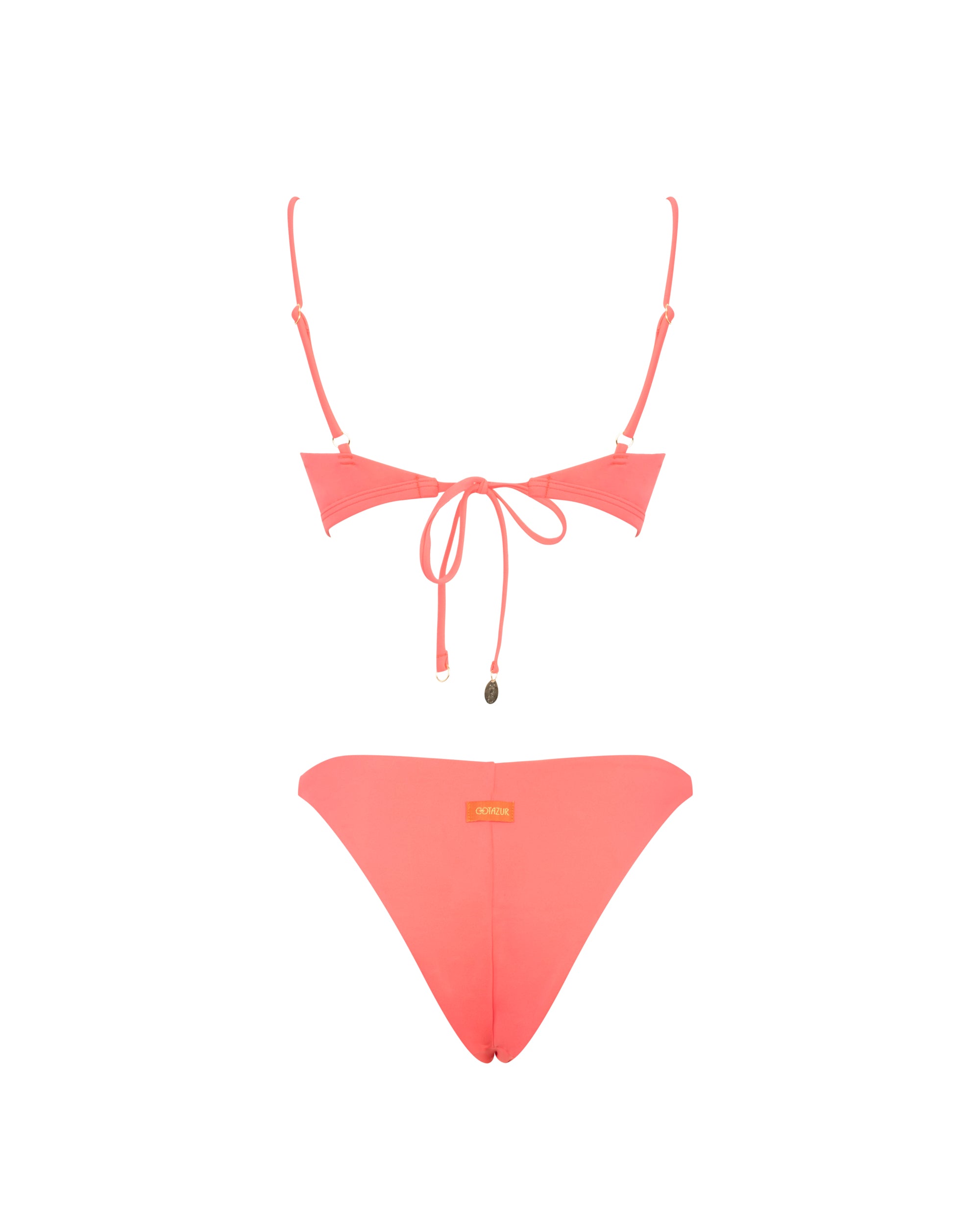 Bikini bralette con dettaglio gioiello