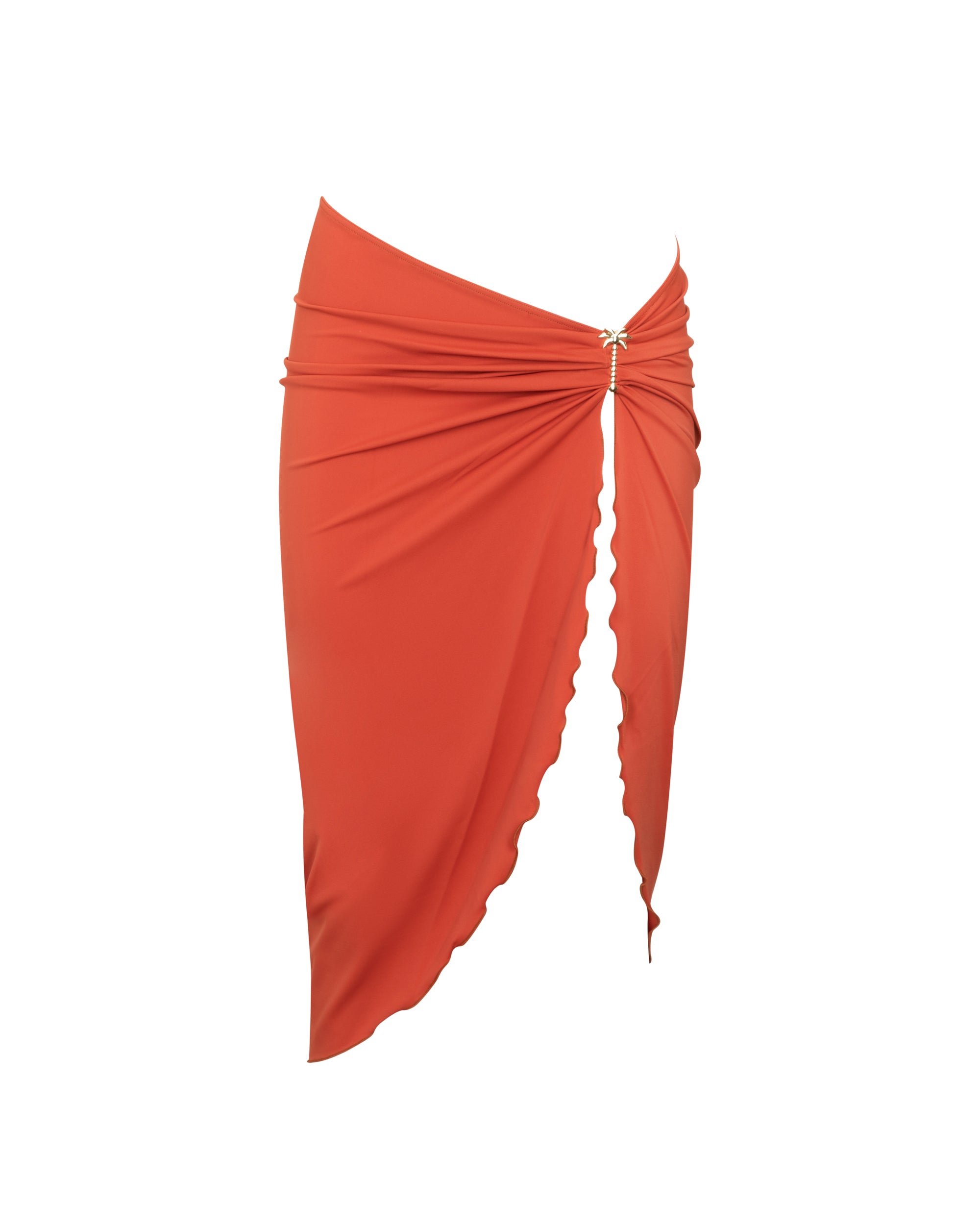 Gonna pareo beachwear drapeggiata