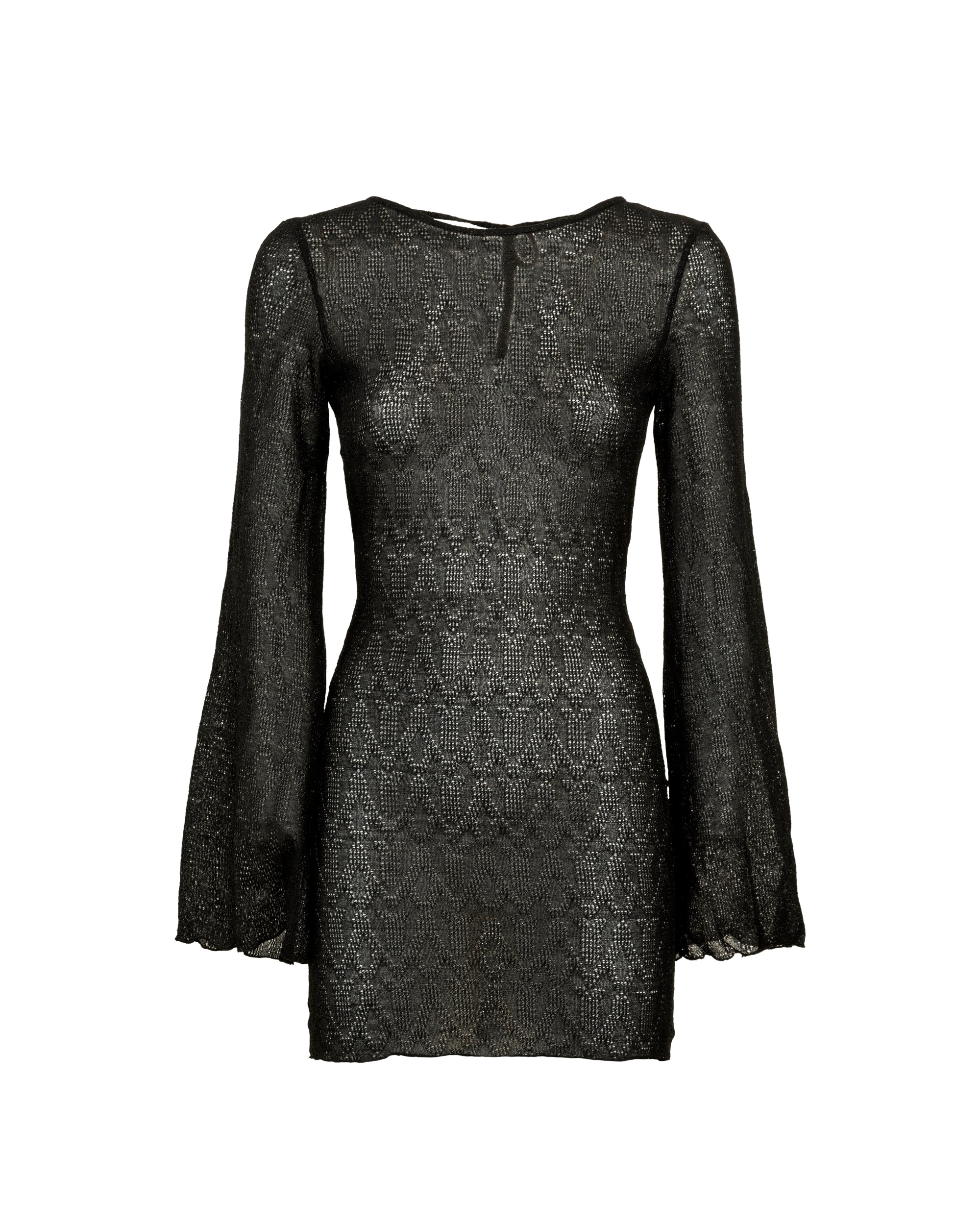 Abito corto in maglia